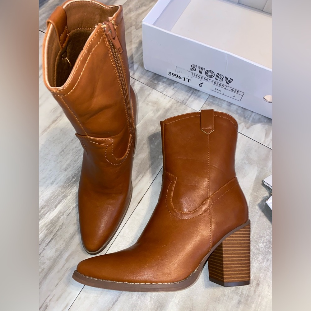 Western ankle boots
